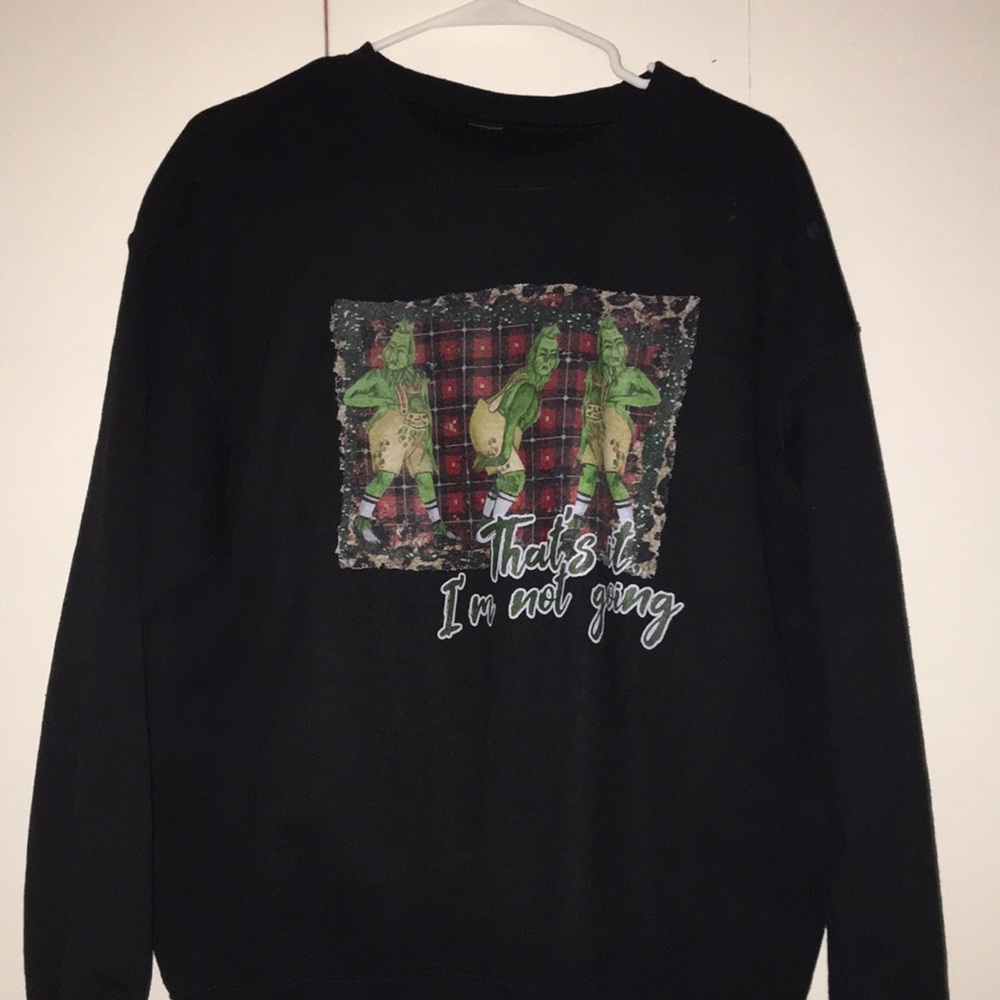 Grinch oversized sweater